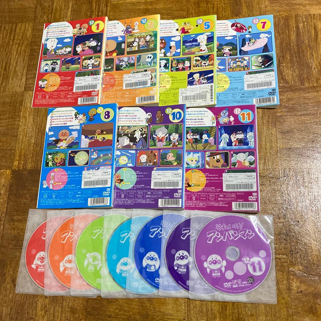 それいけ!アンパンマン 12 7巻セット 2012 DVD 管理番号0086 - メルカリ