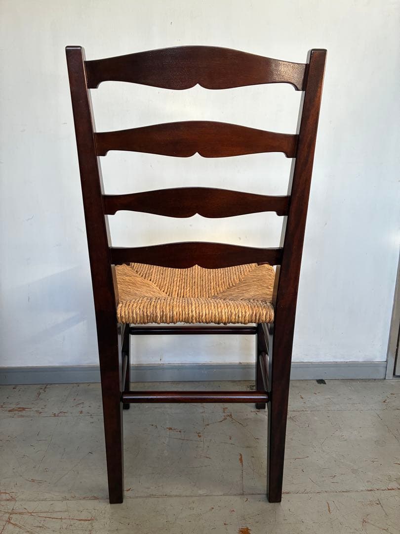 松本民芸家具 517型ラッシチェア ラダーバック バーナードリーチ 柳
