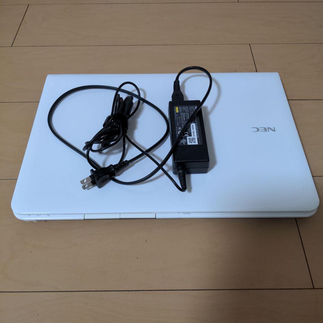 NEC Lavie ノートPC 本体 ACアダプタ付き PC-ls150hs6w - メルカリ