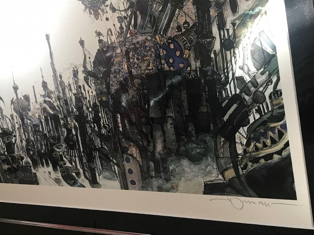 天野喜孝 FF6 「街」ジクレ 完全オーダー 版画 ティナ 魔導アーマー