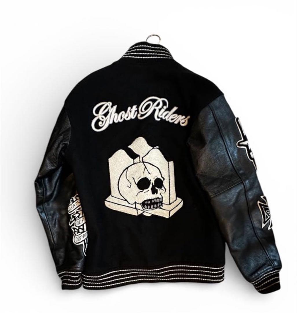 EVOKE x MASTERPIECE 05AW レザースタジャン - メルカリ