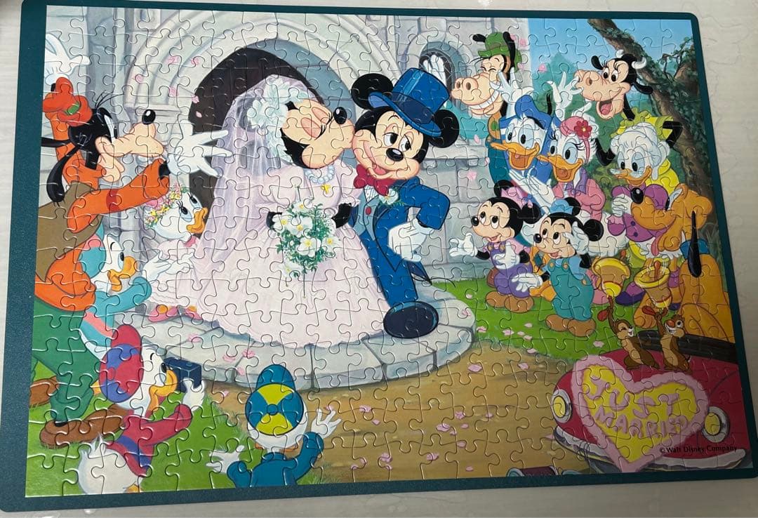 ディズニー ミッキー ミニー ジグソーパズル ウエディング 300ピース