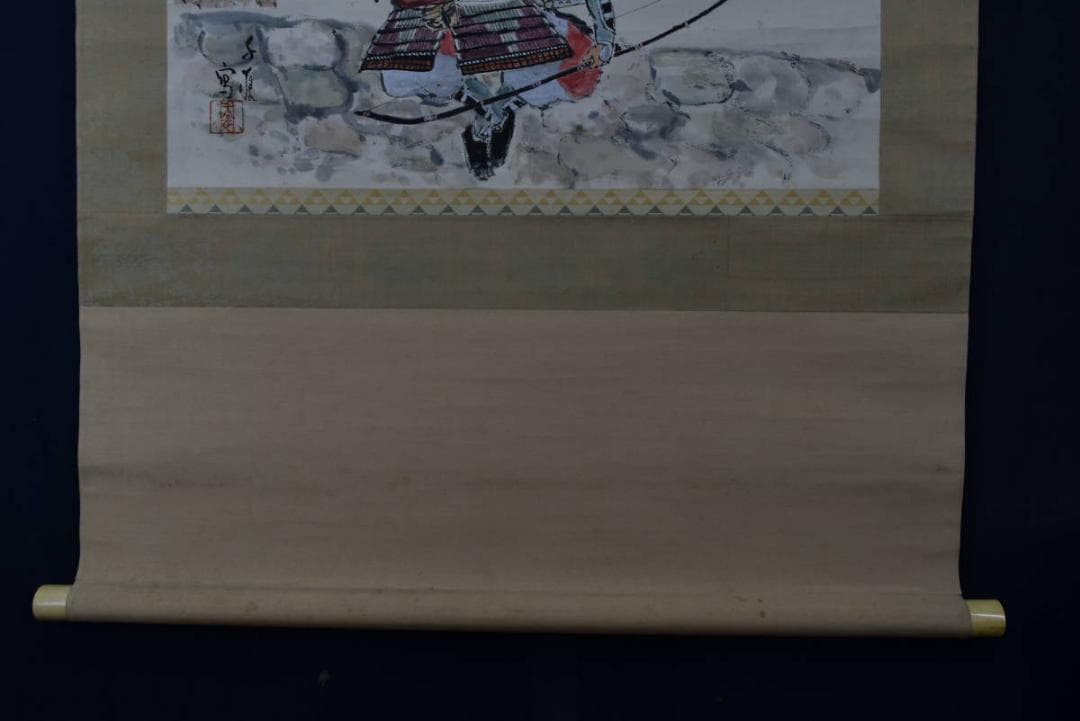 zcst様専用）【真作】小川千甕/武者図/掛軸/名家伝来/AA-157 - メルカリ