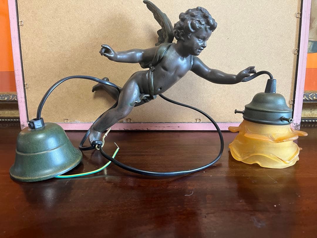 天使のペンダントライト LT-3320 ツートンカラーガラス・1灯ペンダントライト（LED対応）