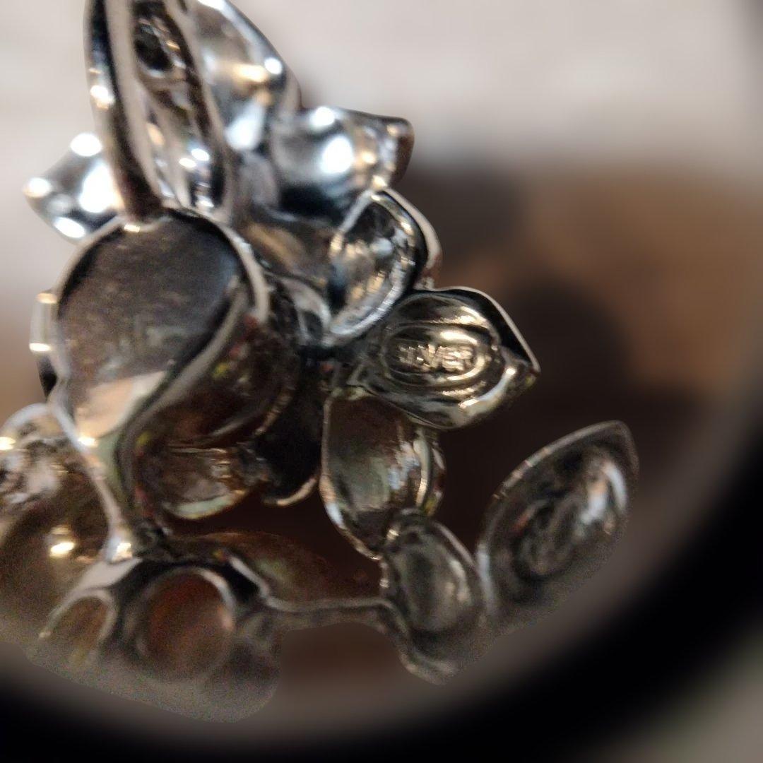 SILVER ゴールデンパール ペンダント ブローチ 10.0mm