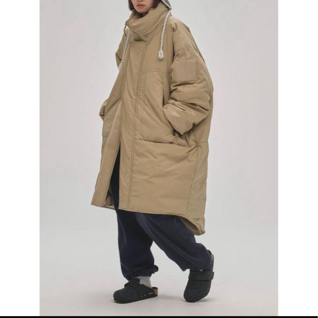 新品 TODAYFUL オリーブ フード付き ロングモンスターダウン38