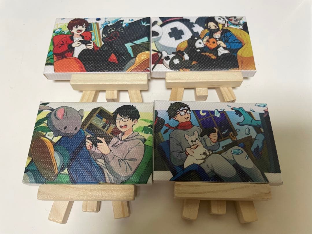 TOP4 ミニキャンバスボード 単体 キヨ レトルト 牛沢 ガッチマン