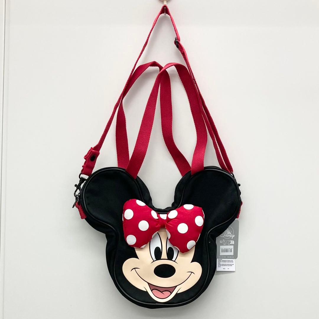 ミニー ビッグフェイス トートバッグ ショルダーバッグ ディズニー 日本未発売 ディズニー ミニー ビッグフェイス キャンバストート