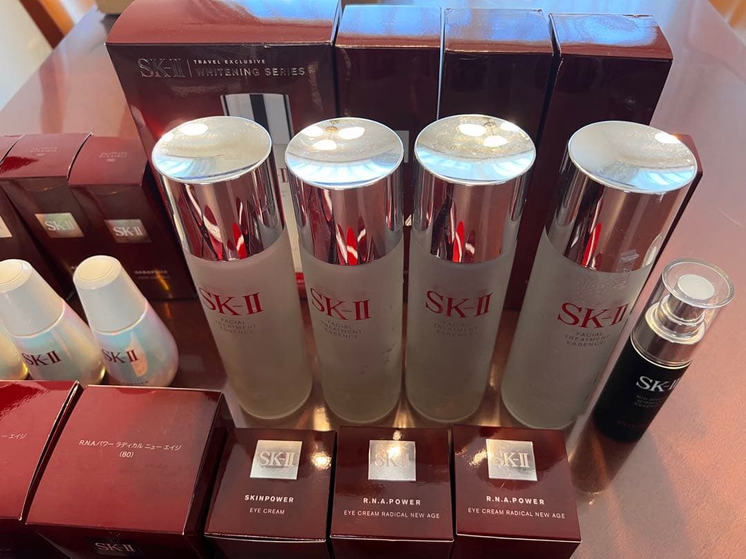 SK-II 空容器】ニューエイジ、エッセンス、アイクリームなど計15点セット