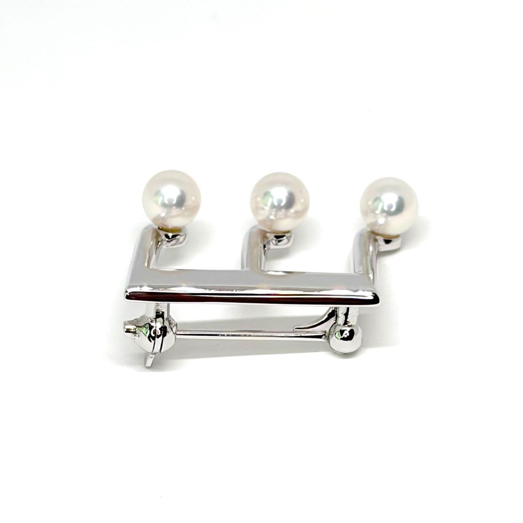 新品仕上げ】ミキモト 音符 3P パール シルバー ブローチ - メルカリ