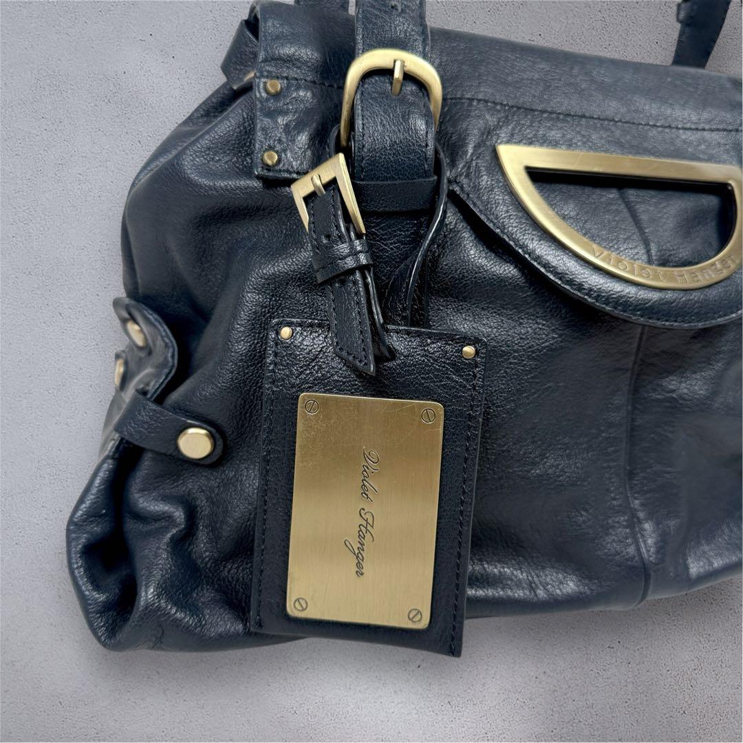 y2k archive leather studs boston bag 90s - メルカリ