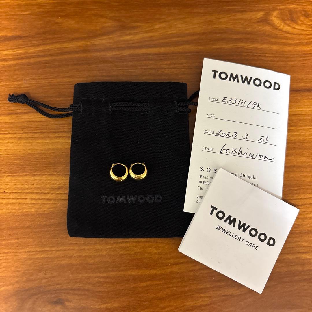 TOM WOOD アイスフープピアス　ゴールド TOMWOOD - 【残り一点】Ice Hoop Small(GOLD) | ACRMTSM ONLINE STORE