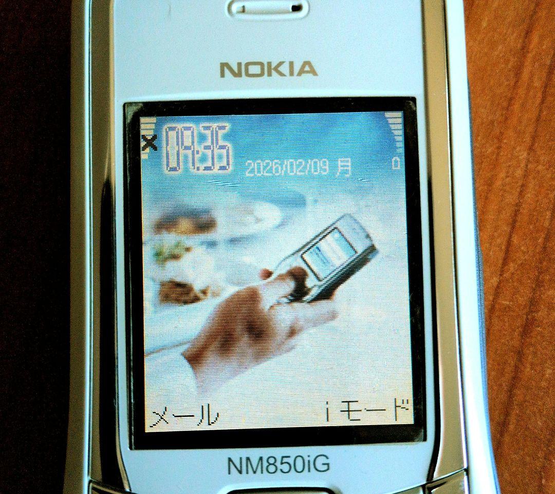 美品】Nokia NM850iG docomo FOMA携帯電話 - メルカリ