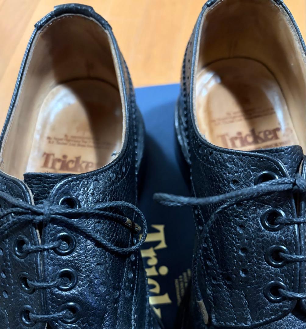 純正箱付】Tricker's Bourton 6 1/2 FIT5 black - メルカリ