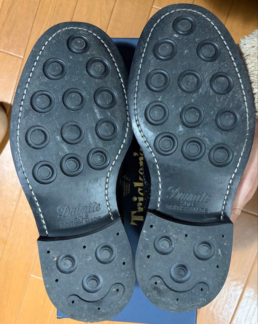 純正箱付】Tricker's Bourton 6 1/2 FIT5 black - メルカリ