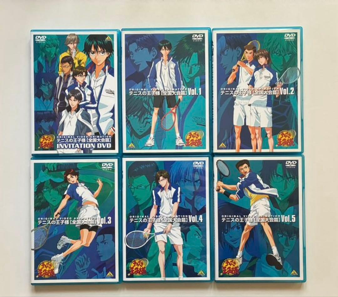 テニスの王子様 全国大会編 1〜5巻、INVITATION セット DVD - メルカリ