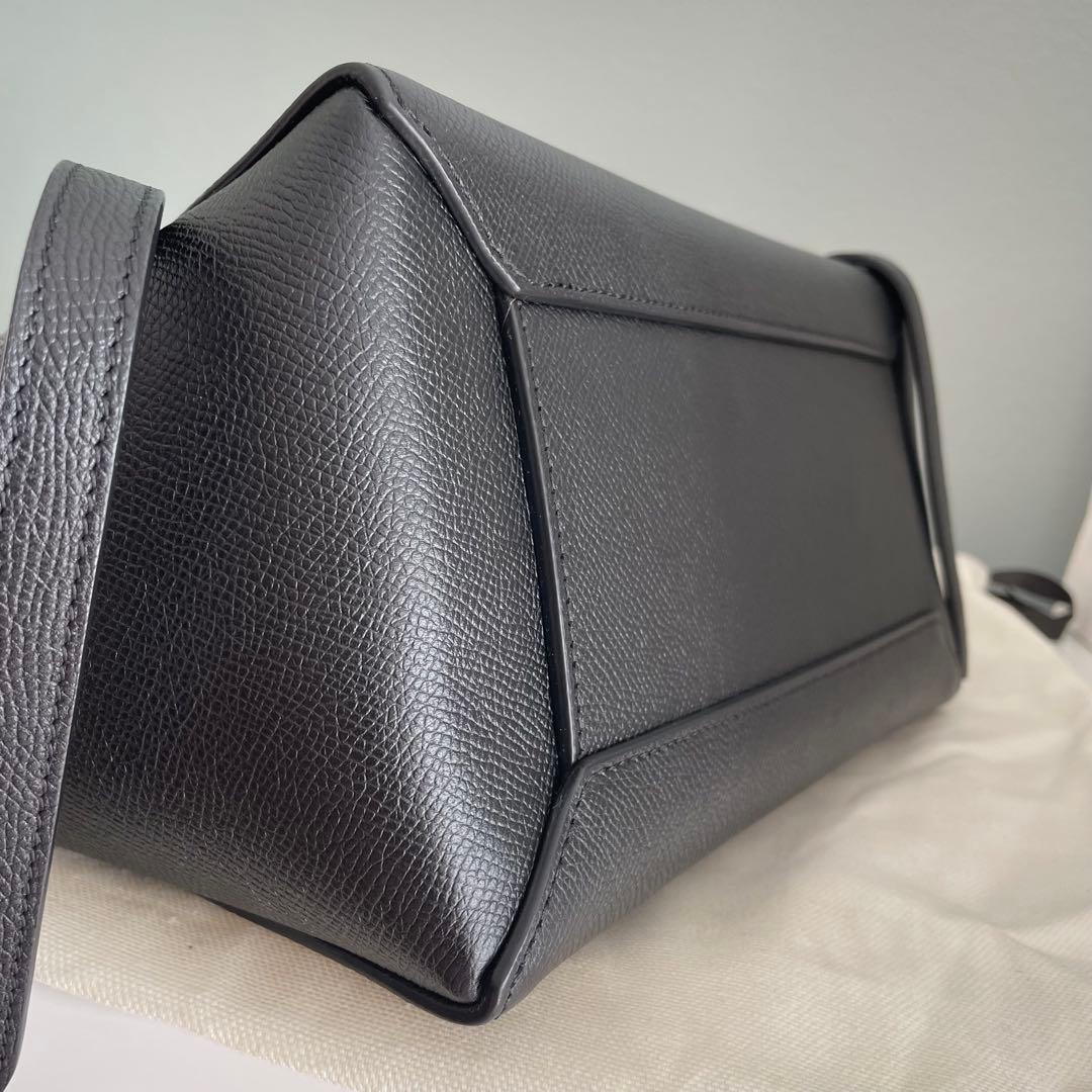 CELINE セリーヌ ベルトバッグMICRO BELT BAG マイクロ 黒 - メルカリ