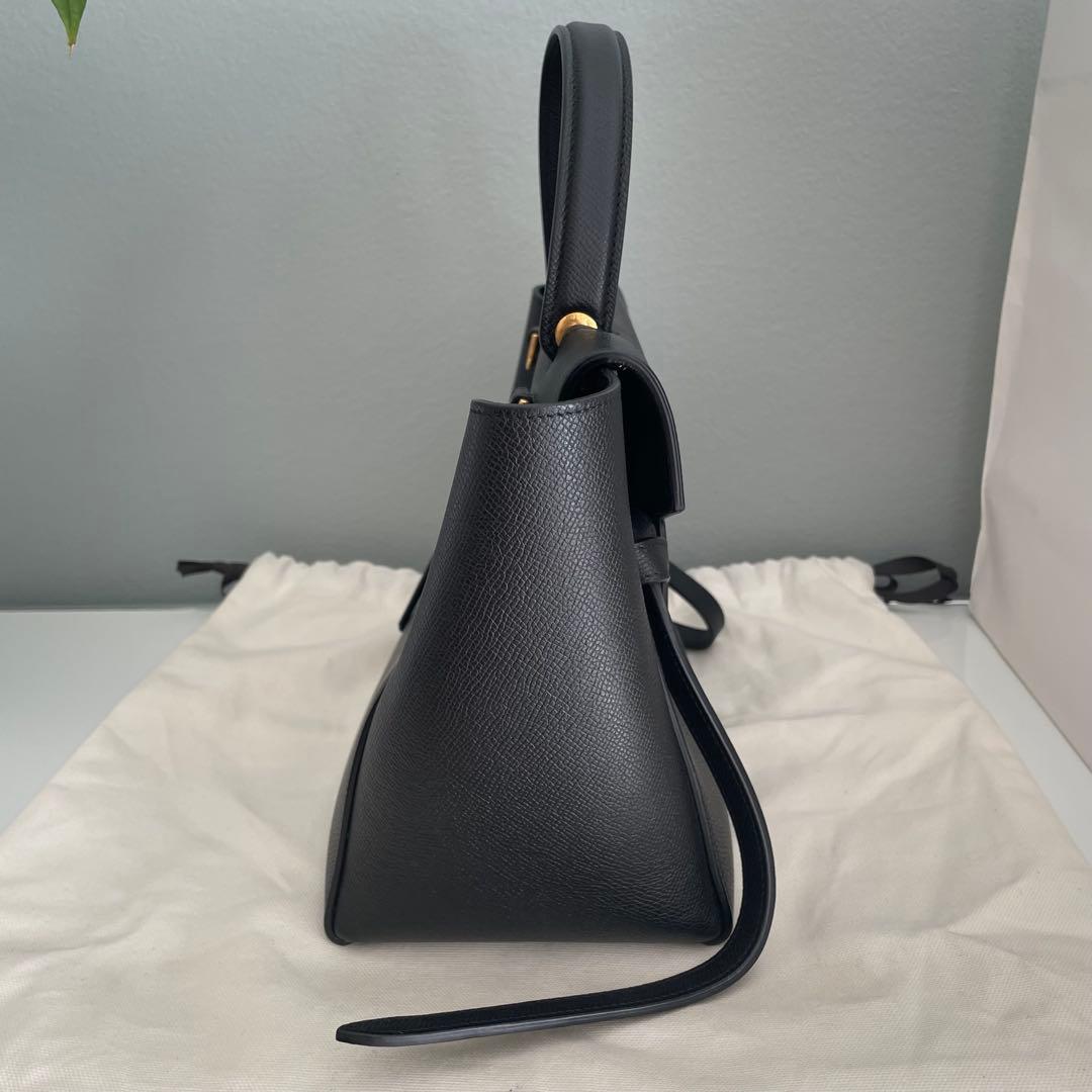 CELINE セリーヌ ベルトバッグMICRO BELT BAG マイクロ 黒 - メルカリ