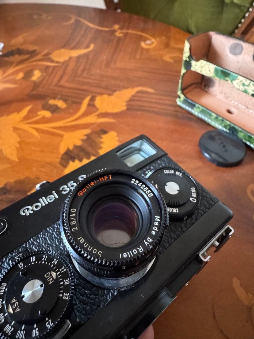 実写確認済み、完動品】Rollei 35S Sonnar搭載 オーダーケース付