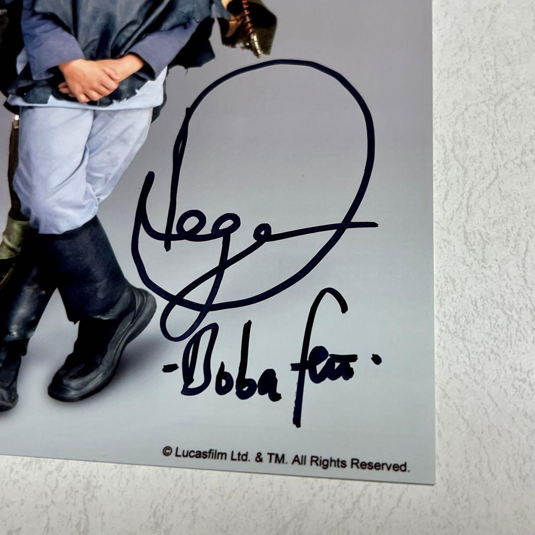 直筆サイン】ボバフェット役 ダニエルローガン ブロマイド