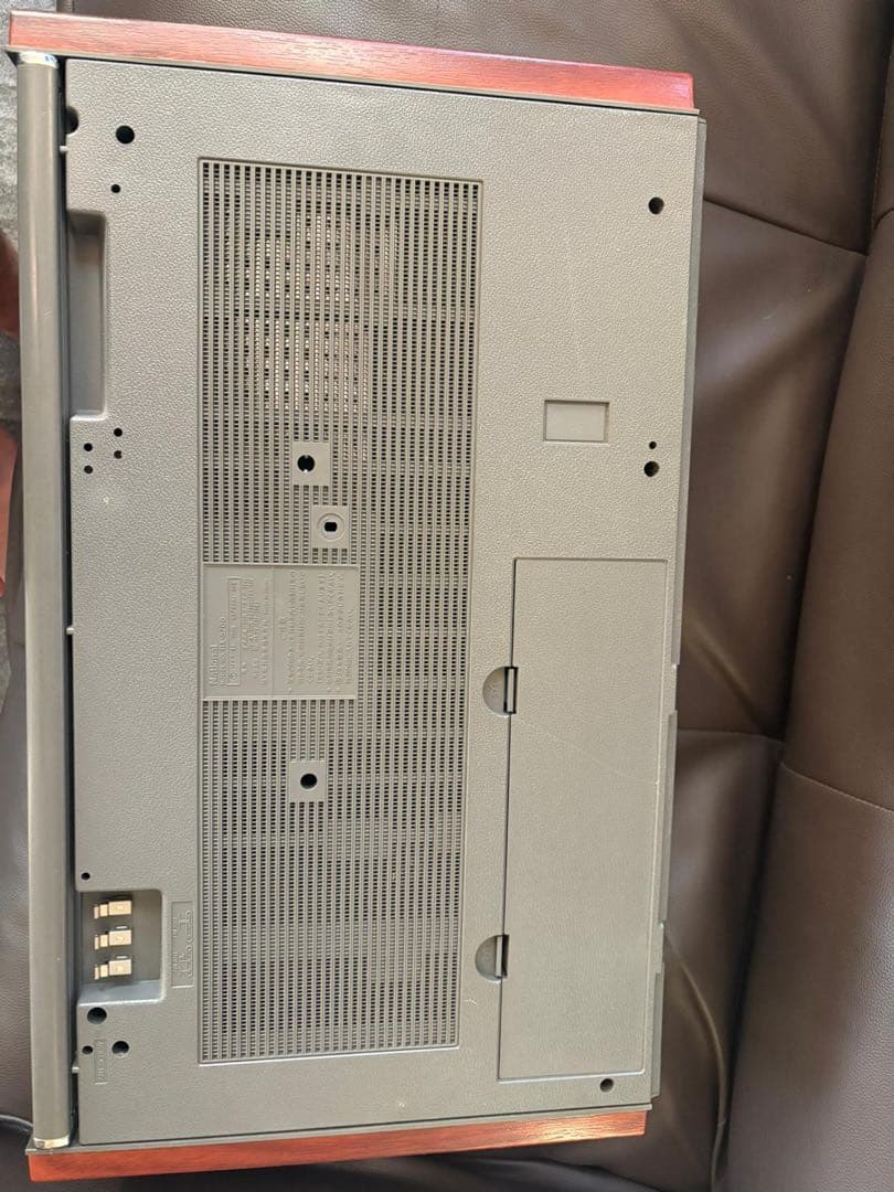 ウッド調ラジカセ AM/FM テープデッキ搭載お値段交渉受け付けます