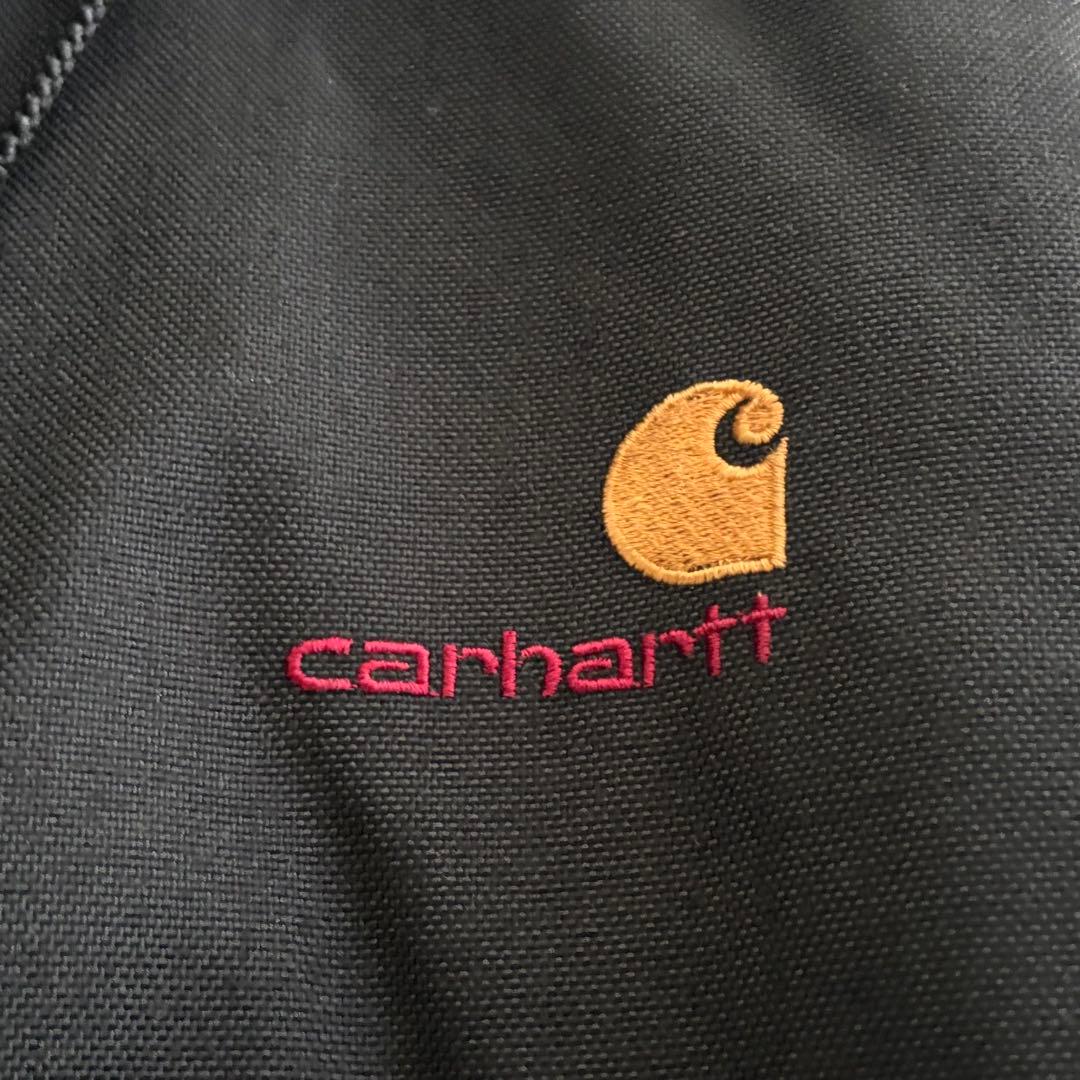 carhartt カーハート【XL】アクティブジャケット 刺繍ロゴ ブラック 黒