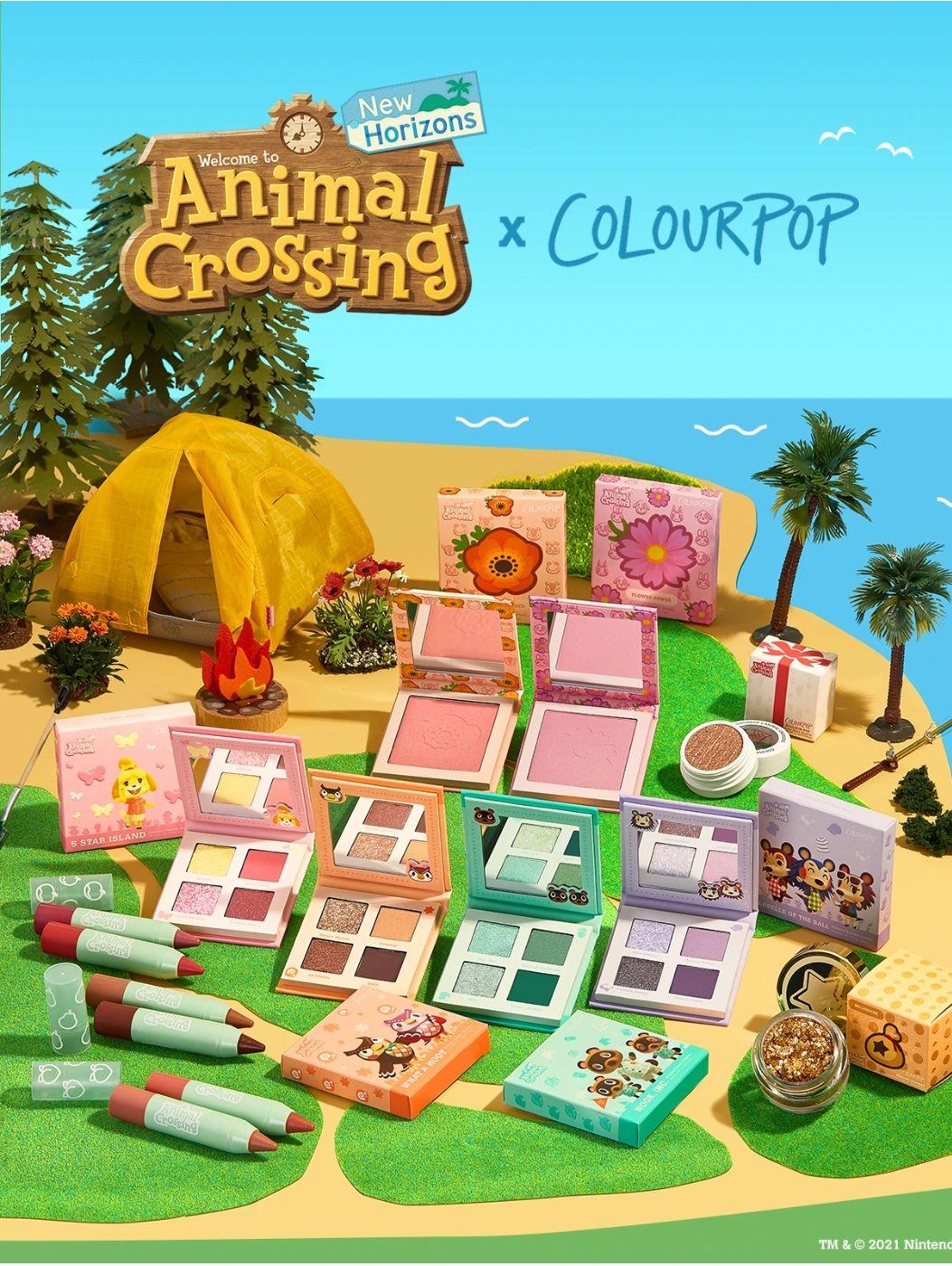 ☆あつまれどうぶつの森 あつ森 Colourpopコラボ アイシャドウ限定