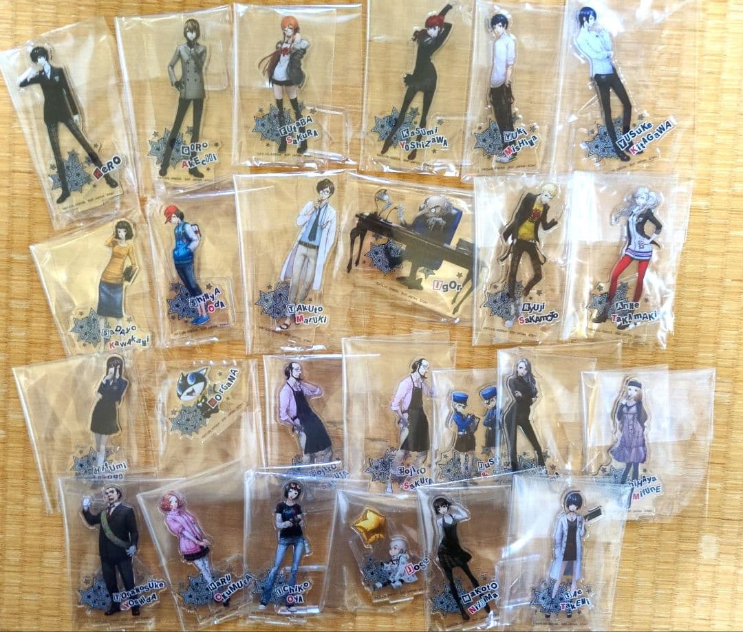 ペルソナ 5 ザロイヤル 一番くじ アクリルスタンド 25 個 セミコンプ 一番くじ ペルソナ5 ザ・ロイヤル F賞 アクリルスタンド コンプリート