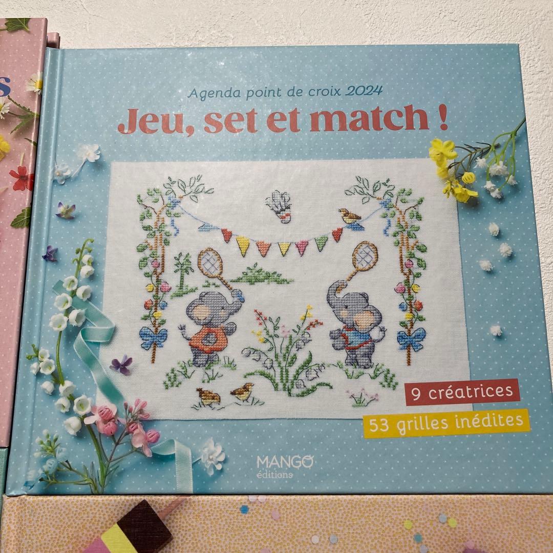 Agenda point de croix アジェンダ クロスステッチ 図案 - メルカリ