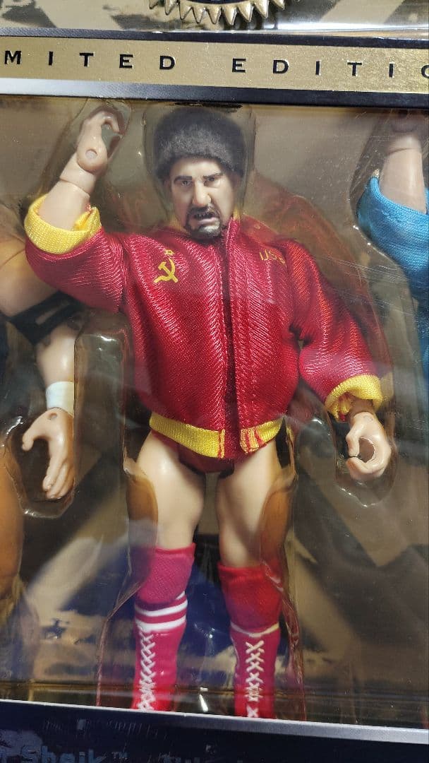 JAKKS社版 WWEプロレスフィギュア アイアンシーク/ニコライ/バンディ