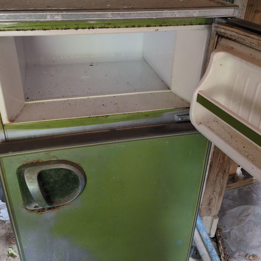 SHARP SJ-9165G 冷蔵庫 緑色ジャンク品扱い昭和レトロ年式不明 - メルカリ