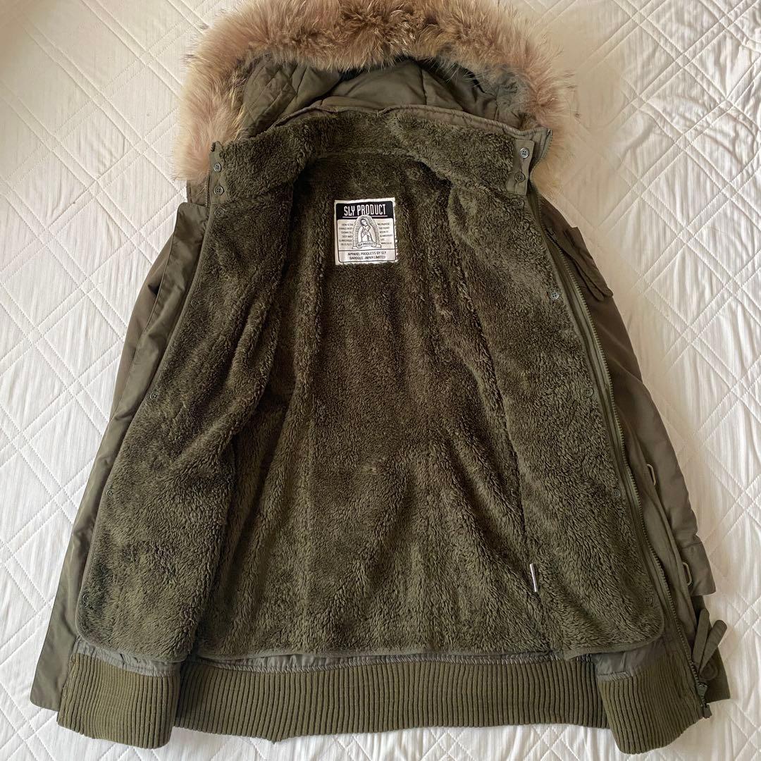 SLY 】N3B モッズコート カーキ ミリタリー Mスライy2k 平成ギャル