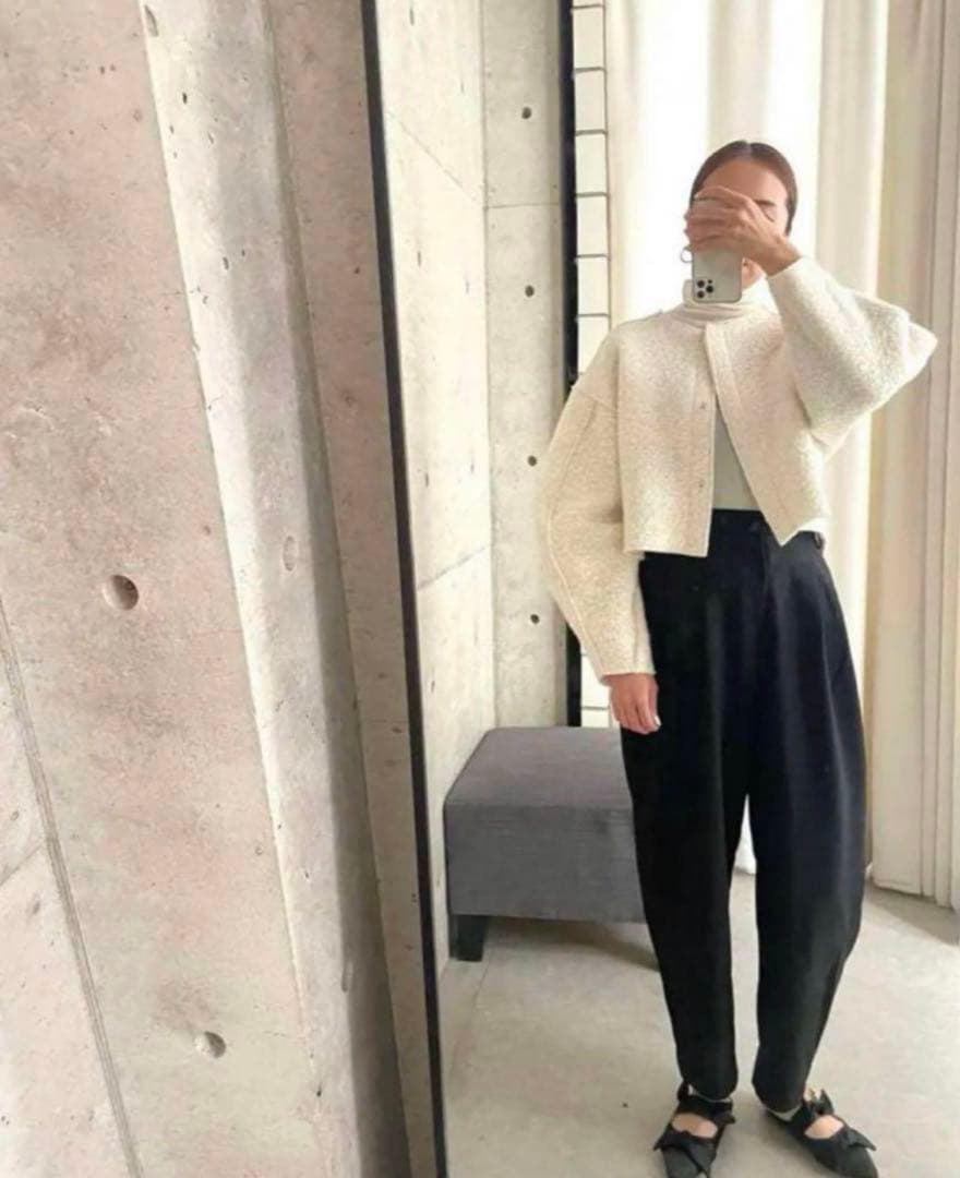 ella selectshop♡ツイードショートジャケット - メルカリ