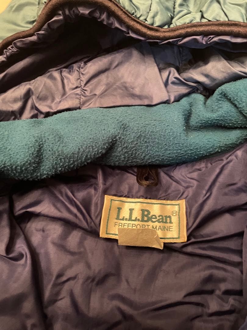 最終値下げ　L.L.Bean プリマロフトアノラック M ダークグリーン