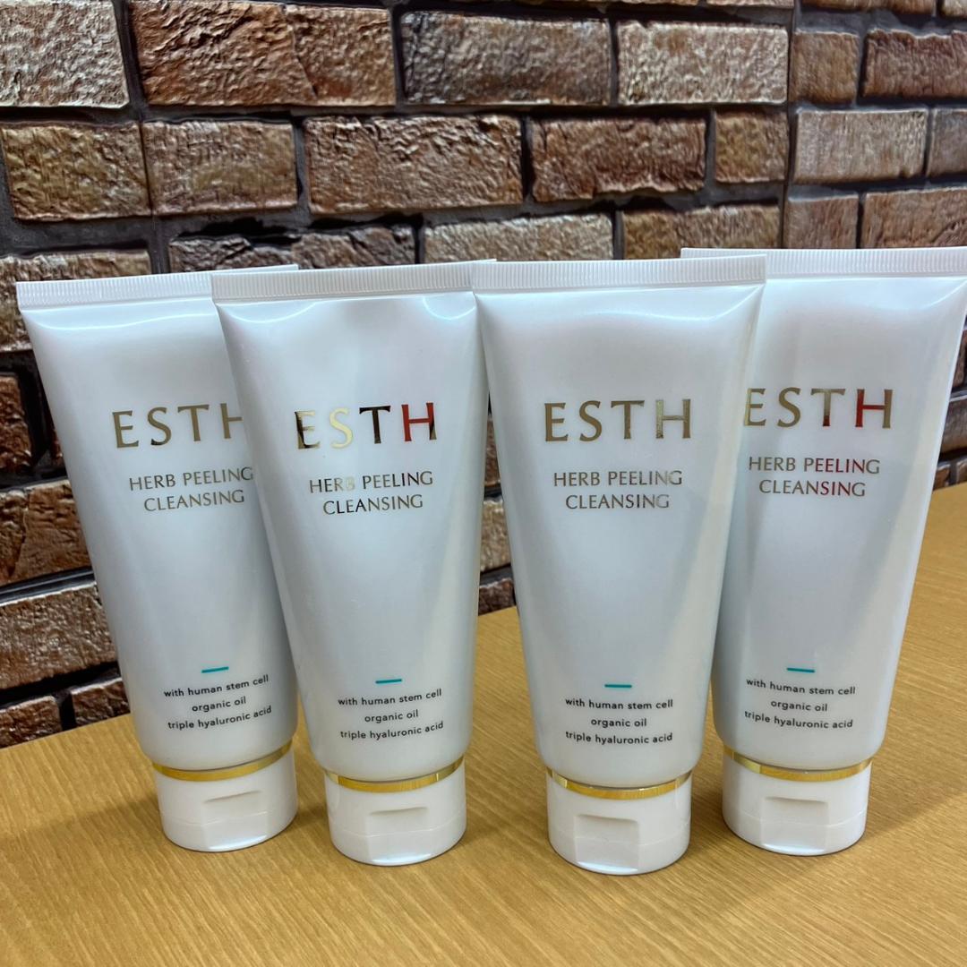 ☆ESTH　ハーブピーリングクレンジング　120g　4本まとめ売り 累計22万本突破！ダウンタイムの無いエステ級ピーリングケア 【ESTH
