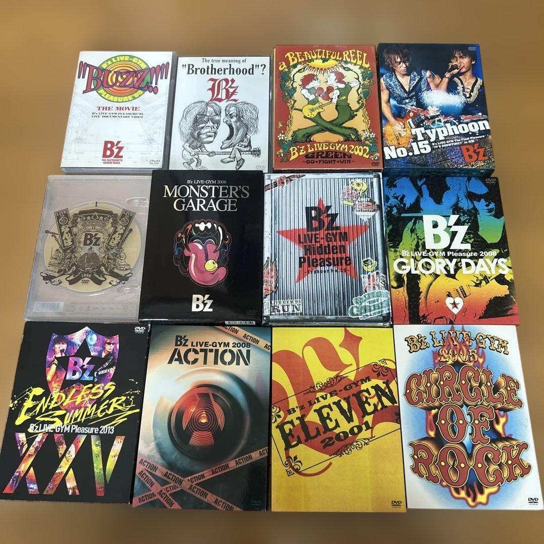 B’z LIVE DVD 全12本セット　まとめ売り B'z ライブDVD 6点セット - メルカリ
