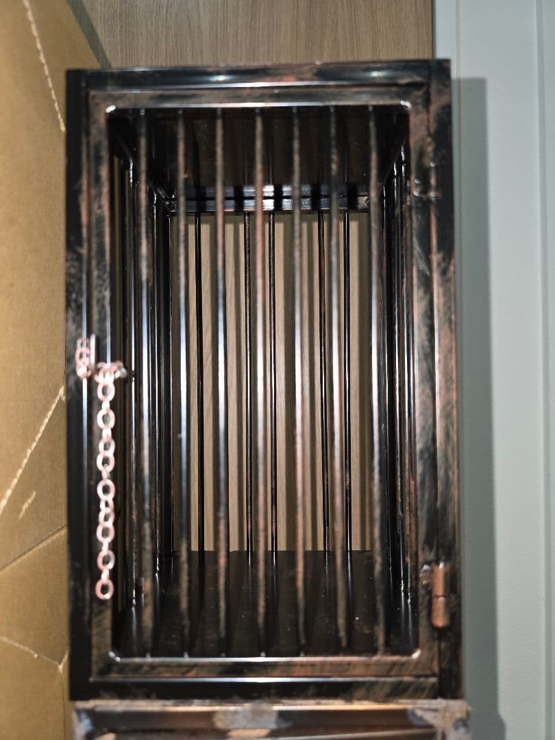 MMMトイズ プリズンケージ AB 1/12 ジオマ 真鍮 黒 セット 牢屋 檻の