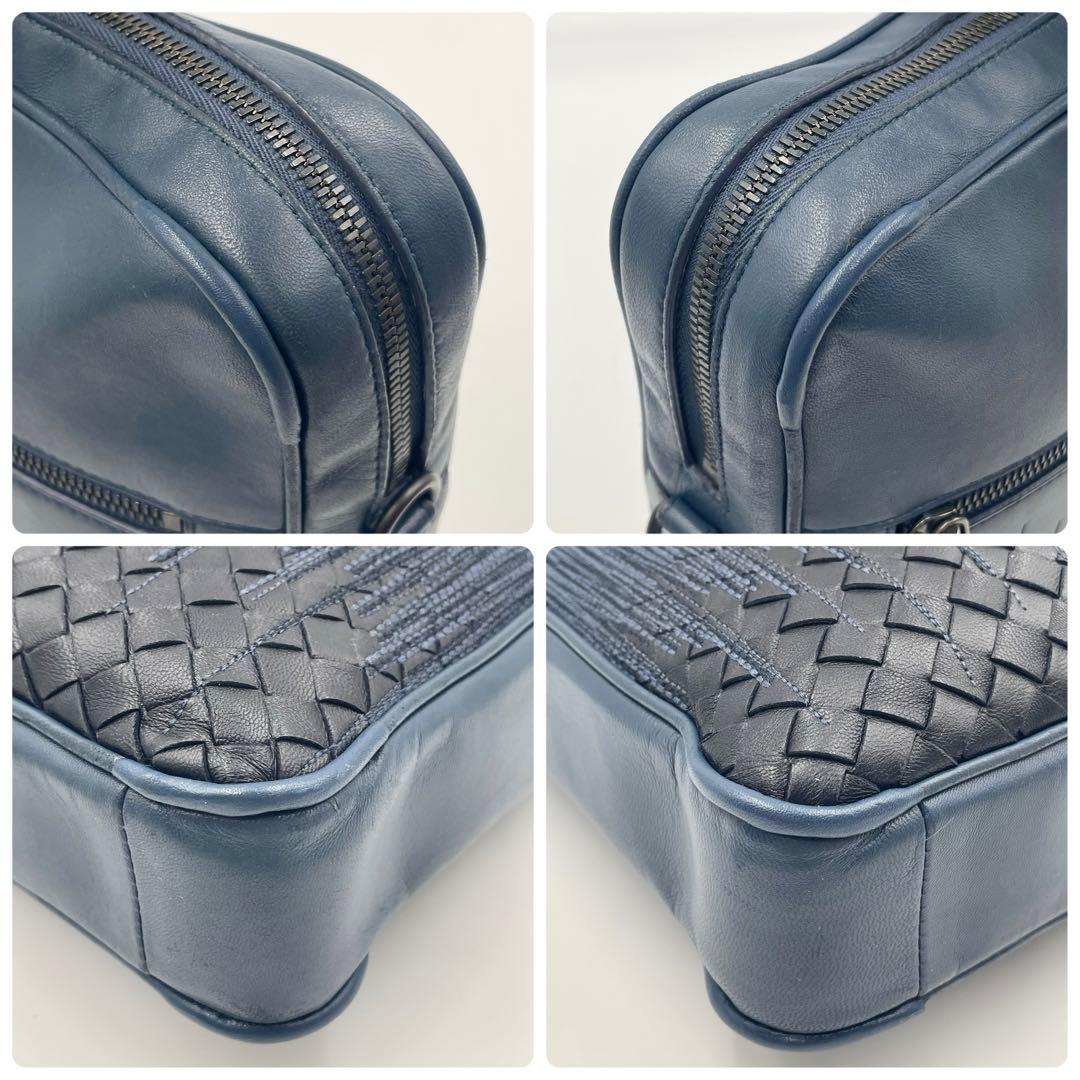 美品】ボッテガ ビジネスバッグ 2way 希少イントレチャート×刺繍モデル