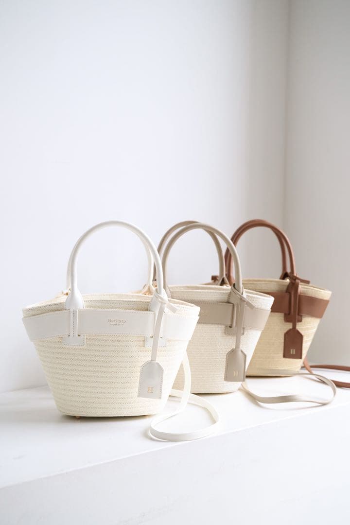herlipto Palma Mini Tote Bag【taupe】 herlipto Palma Mini Tote Bag【taupe】 バッグ Her lip to Palma Mini