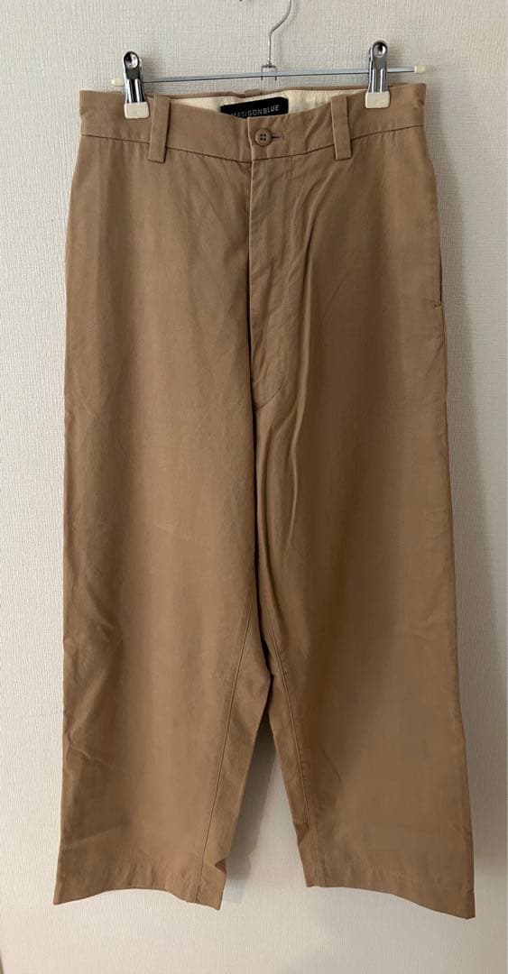 定番♡マディソンブルー チノパン チノ ハイウエストパンツ ベージュ
