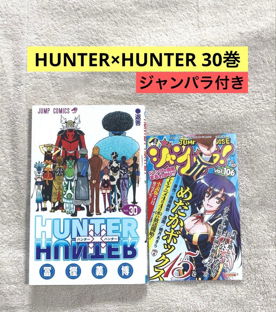 ハンターハンター HUNTER×HUNTER 30巻 冨樫義博 初版 ジャンパラ