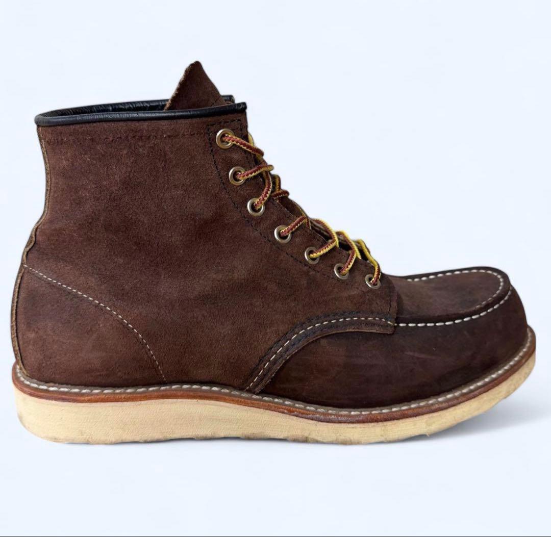 RED WING SHOES 8878 ブラウンブーツ 9.5D スエード