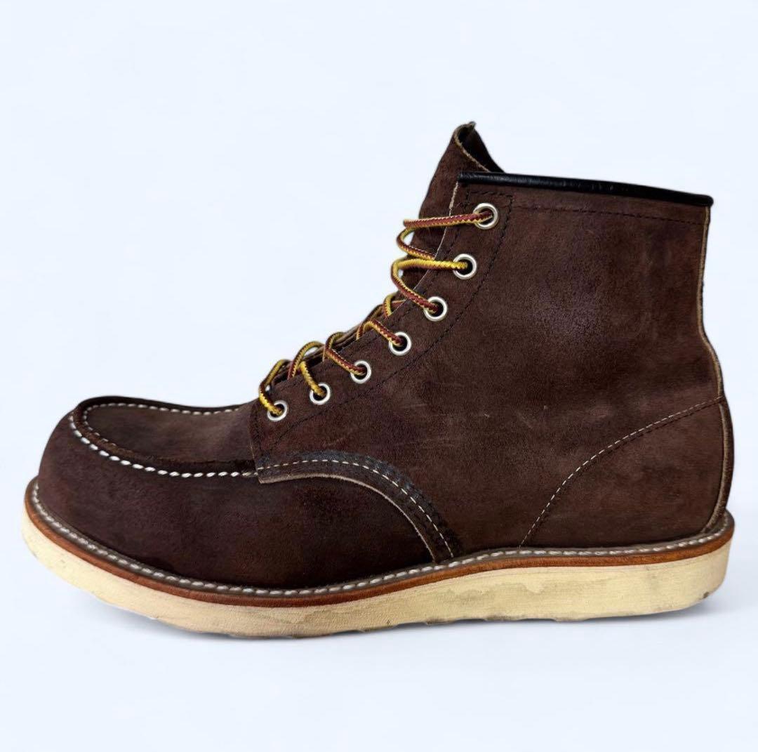 RED WING SHOES 8878 ブラウンブーツ 9.5D スエード