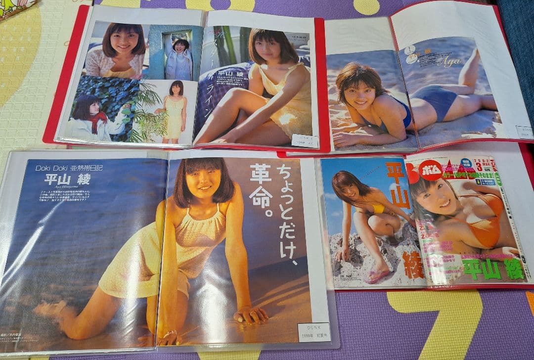 平山あや(1冊200円計算)49冊分172ページ切り抜きしファイリング済み