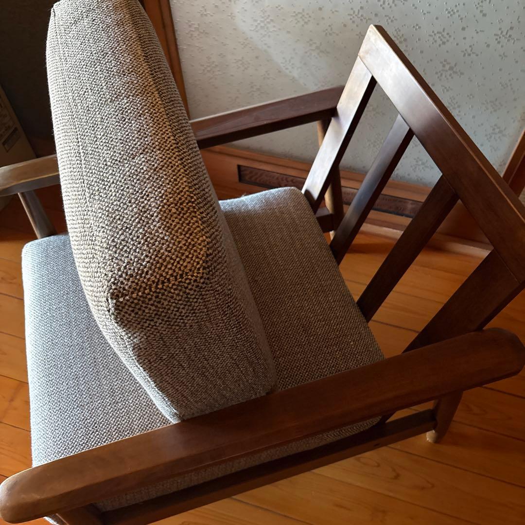 今月で処分します 大幅値下げ【座面カバー手洗い洗濯済み】1人掛け