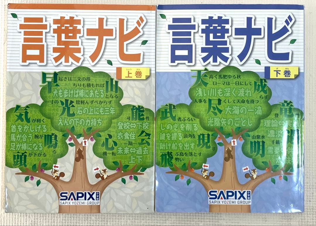 SAPIX サピックス 言葉ナビ 上巻・下巻 セット - メルカリ