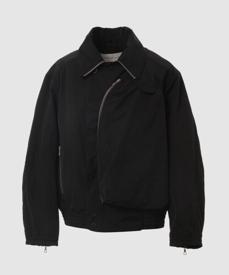 新品未使用品】DRIES VAN NOTEN ブラック パデッド ジャケット - メルカリ