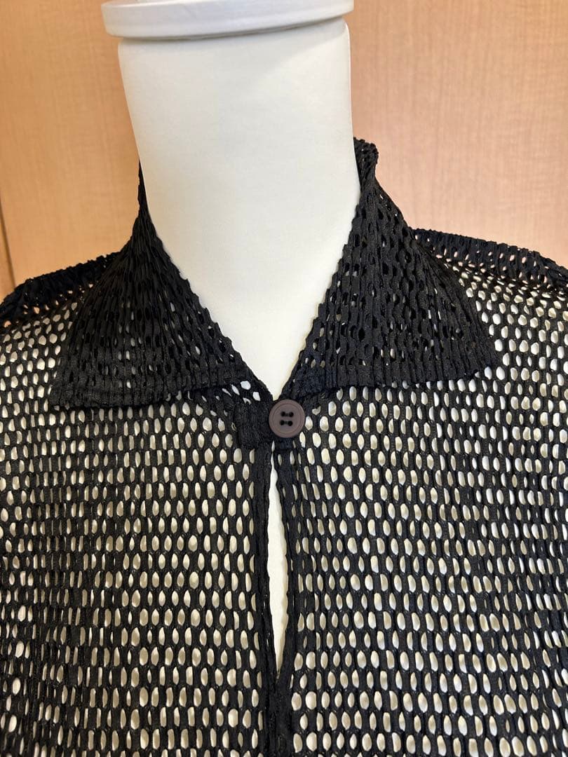 ⭐️本日限定価格⭐️イッセイミヤケメッシュ黒トップス極美品