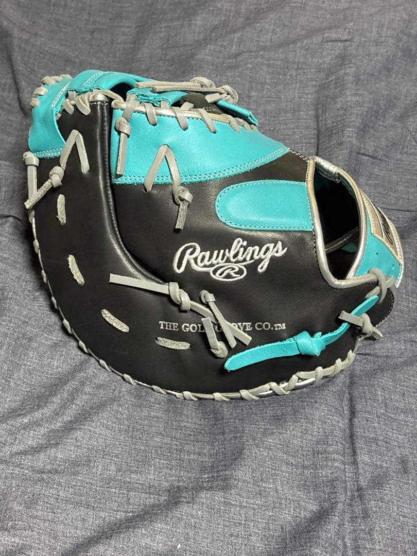 Rawlings ローリングス 軟式ファーストミット ブラックMグリーン 右投