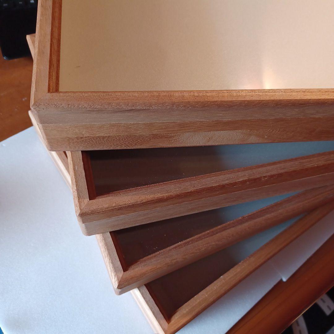 標本箱　印籠式桐箱　4個セット i229_2.jpg